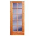 Lite/Glass Shaker Panel White Oak French Door